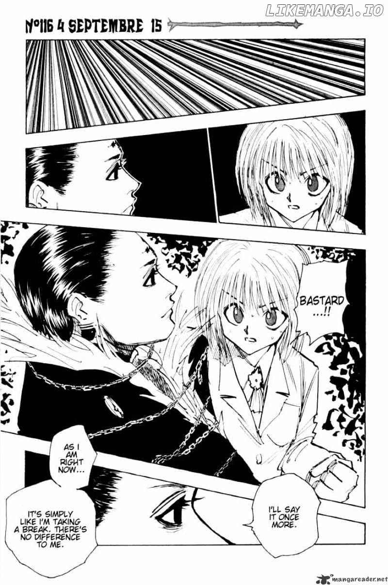 Hunter x Hunter, Chapter 116 image 01